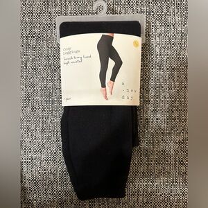Never been worn. S/M cozy leggings. Black.
